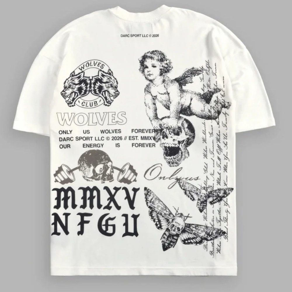 Darc Sport [Medium] HOLLOW VIRTUE "PREMIUM" OVERSIZED TEE IN CREAM